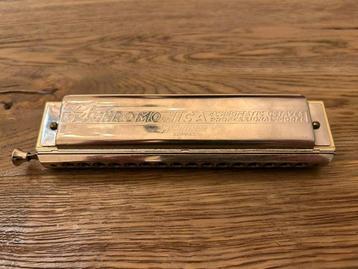 Hohner Chromonica Mondharmonica 64 C met Doos beschikbaar voor biedingen