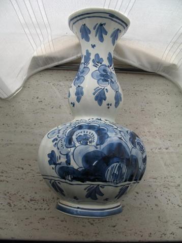 Porselein Vaas Delfts Blauw Handgeschilderd ( nr 200) beschikbaar voor biedingen