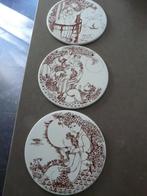 3 BJORN WIINLAD bordjes ( lichtbruin ), Ophalen of Verzenden