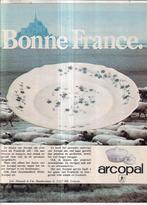 Retro reclame 1980 Arcopal Utrecht servies borden bloemen, Verzamelen, Retro, Overige typen, Ophalen of Verzenden