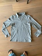 Poloshirt lange mouw van Boss maat S, Kleding | Heren, Polo's, Boss, Ophalen of Verzenden, Zo goed als nieuw, Grijs