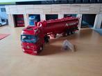 Mb actros met oplegger, Hobby en Vrije tijd, Modelauto's | 1:50, Ophalen of Verzenden, Zo goed als nieuw, Bus of Vrachtwagen, Tekno