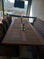 Eettafel kloostertafel 220x100 hout onbewerkt. Landelijk, Huis en Inrichting, Ophalen, Zo goed als nieuw