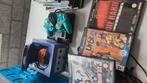 Gamecube met Japanse controller, gameboy player en 4 games., Gebruikt, Paars, Ophalen of Verzenden, Met 1 controller