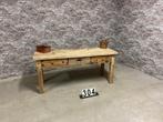 Vintage houten tafel | dressoir | Bureau nr.304, Huis en Inrichting, Tafels | Sidetables, Ophalen of Verzenden, 150 tot 200 cm
