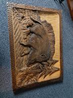 Houtsnijwerk Wild Zwijn Zwarte Woud Stijl, Antiek en Kunst, Ophalen