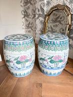 Twee Chinese krukken gardenstools bijzettafel, Antiek en Kunst, Ophalen