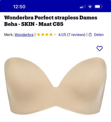 Gezocht: wonderbra 85g