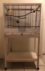 Ferplast vogelkooi met verrijdbaar onderstel van hout, Dieren en Toebehoren, Vogels | Hokken en Kooien, Ophalen, Hout, Vogelkooi