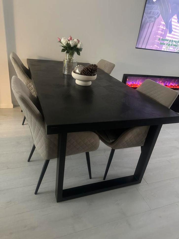 Richmond eettafel en salontafel, Huis en Inrichting, Tafels | Eettafels, Zo goed als nieuw, 50 tot 100 cm, 200 cm of meer, Rechthoekig