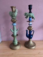 Twee toffe kandelaars keramiek Miho unexpected things, Ophalen of Verzenden