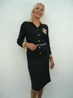 *Abfab Vintage 70's Jurk 38*, Maat 38/40 (M), Zwart, Ophalen of Verzenden, Zo goed als nieuw