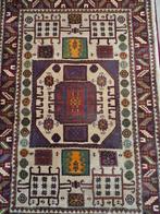 Zuiver Handlook Tapijt - Uniek kazak Design, Minder dan 50 cm, Gebruikt, 50 tot 100 cm, Wit