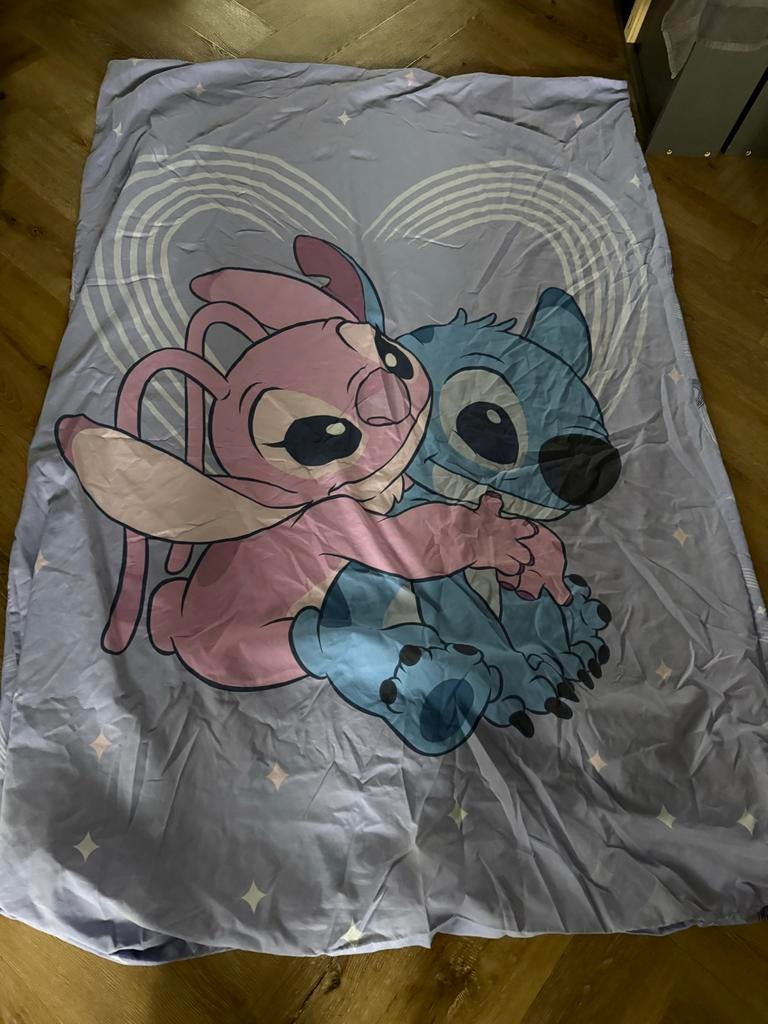 Stitch dekbedovertrek - zo goed als nieuw!, Kinderen en Baby's, Kinderkamer | Beddengoed, Overige kleuren, Jongetje of Meisje
