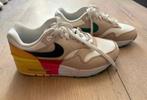 Nike Air Max 1 'Tan Multi-Color' maat 36, Ophalen of Verzenden, Zo goed als nieuw, Hardloopschoenen, Asics