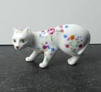 Franklin Mint Curio Cabinet Cats 1986 Faience kattenbeeldje, Verzamelen, Beelden en Beeldjes, Ophalen of Verzenden, Zo goed als nieuw