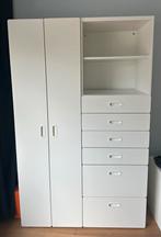 IKEA SMÅSTAD kledingkast wit, Ophalen, 100 tot 150 cm, Kunststof, Zo goed als nieuw