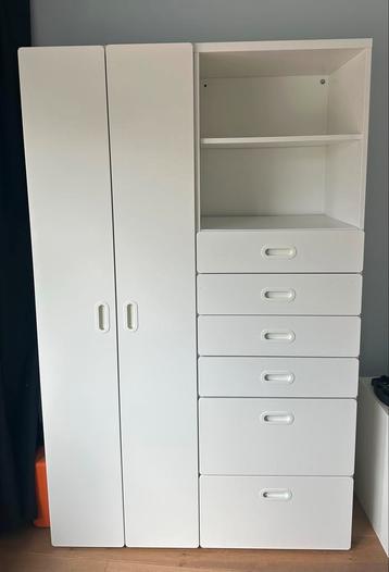 IKEA SMÅSTAD kledingkast wit beschikbaar voor biedingen