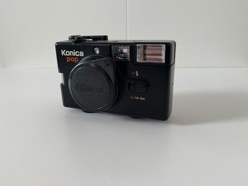 Nette, goed werkende, Konica POP. In Zwart. Film Getest!, Audio, Tv en Foto, Fotocamera's Analoog, Gebruikt, Compact, Konica, Verzenden