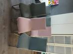 Gratis 6 eetkamerstoelen, Huis en Inrichting, Stoelen, Ophalen, Gebruikt, Metaal, Grijs