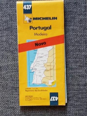 Vintage: Michelin kaart Portugal 1e editie 1987 (zeldzaam!) beschikbaar voor biedingen