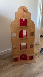 Houten grachtenpand poppenhuis, Kinderen en Baby's, Speelgoed | Poppenhuizen, Ophalen of Verzenden, Gebruikt