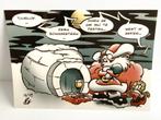 Set kerstkaarten "Geen schoorsteen”, Ophalen of Verzenden, Nieuw, Kerst