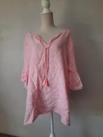 Linnen blouse tahari 46, Ophalen of Verzenden, Zo goed als nieuw, Maat 46/48 (XL) of groter, Roze