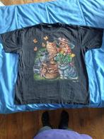 Wild T-shirt met kattenprint – UK maat Large, Zwart, Maat 42/44 (L), Ophalen of Verzenden, Korte mouw