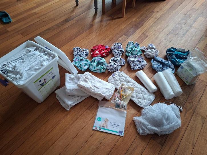 Complete set wasbare luiers – Bambino Mio Duo Soft, Kinderen en Baby's, Badjes en Verzorging, Zo goed als nieuw, Overige typen