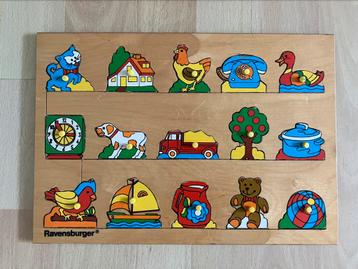 Ravensburger 15-delige houten vintage puzzel igs beschikbaar voor biedingen