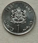 Marokko, 1 dirham 1407 / 1987, Ophalen of Verzenden, Overige landen, Losse munt