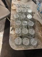 Glazen potten met deksel - 18 stuks, Ophalen of Verzenden, Zo goed als nieuw