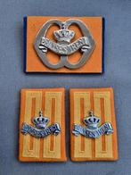 Setje Garde fuseliers Prinses Irene (natosluiting), Ophalen of Verzenden, Landmacht, Nederland, Embleem of Badge
