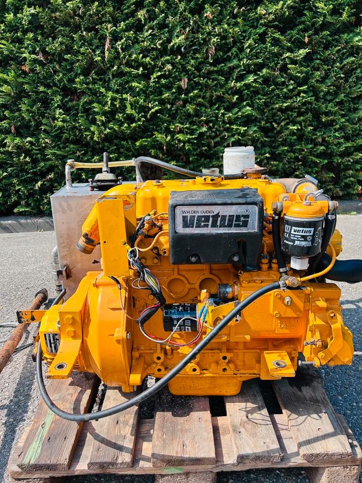 Vetus motor 4 cil 33 pk+ Dashboard en kabelboom, Watersport en Boten, Buiten- en Binnenboordmotoren, Gebruikt, Diesel, Binnenboordmotor