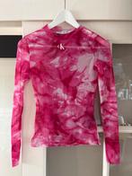 Roze Calvin Klein Top - Maat XS, Ophalen of Verzenden, Zo goed als nieuw, Lange mouw, Roze