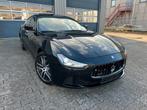 Nette Maserati Ghibli 3.0 V6 D 2e Eig. Dealer onderhouden, Auto's, Automaat, Achterwielaandrijving, Zwart, Leder