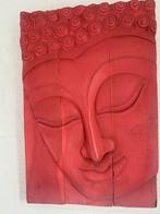 Roze houten boeddha schilderij, Ophalen, Gebruikt