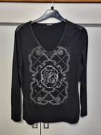 Gerry Weber t-shirt lange mouw, longsleeve, zwart XL, Zwart, Maat 46/48 (XL) of groter, Ophalen of Verzenden, Zo goed als nieuw