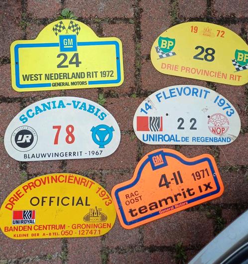 Toertocht bordjes, Verzamelen, Merken en Reclamevoorwerpen, Zo goed als nieuw, Reclamebord, Ophalen of Verzenden