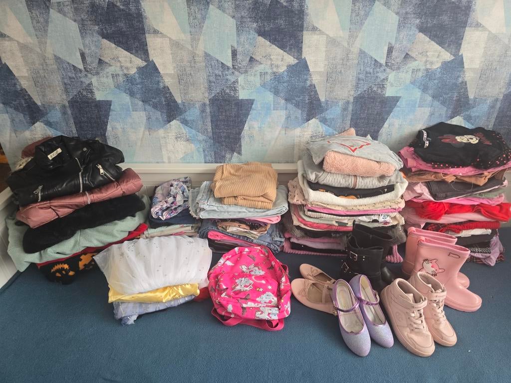 Meisjes kledingpakket maat 128/134, Kinderen en Baby's, Kinderkleding | Overige, Ophalen of Verzenden