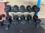 Gymleco Dumbells 15-25kg + Rek NIEUW !!!, Sport en Fitness, Fitnessmaterialen, Ophalen, Info@defitnessmakelaar.nl, Dumbbell, Deventer