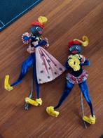 Vintage Sinterklaas 2 x Chenille zwarte pietjes Jaren 50., Ophalen of Verzenden, Gebruikt