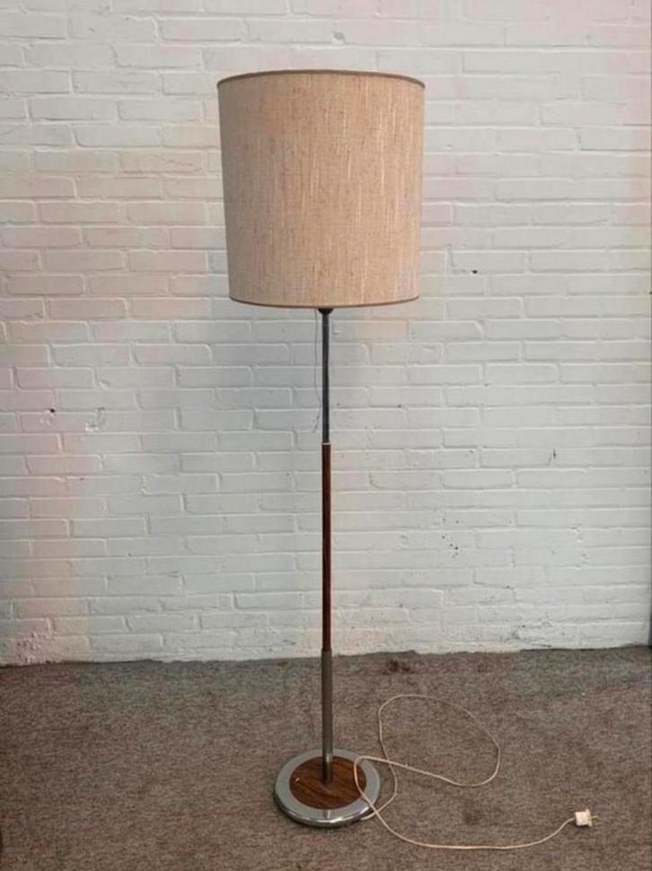 Lamp vintage Raak Amsterdam Deense vloerlamp jaren 60., Huis en Inrichting, Lampen | Vloerlampen, Ophalen of Verzenden