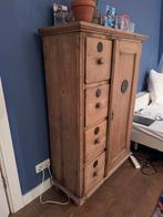 Antieke grenen spekkast, Ophalen of Verzenden