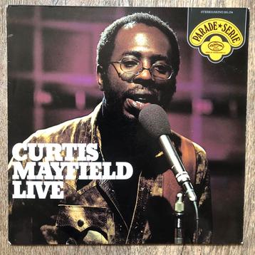 Curtis Mayfield LP: Live beschikbaar voor biedingen