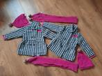 Tweeling meisjes Beebielove herfst/winter jasjes maat 104., Ophalen of Verzenden, Zo goed als nieuw, Kleding