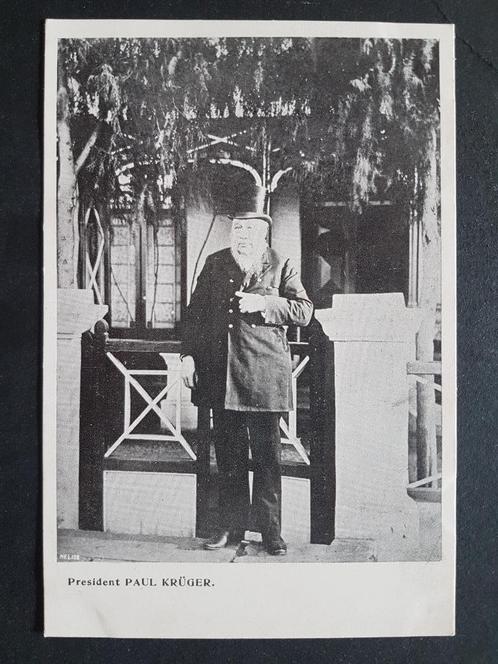 Ansichtkaart Zuid-Afrika President Paul Krüger, Verzamelen, Ansichtkaarten | Buitenland, Ongelopen, Buiten Europa, Voor 1920, Ophalen of Verzenden