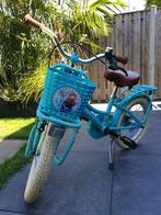 Popal SuperSuper Cooper meisjesfiets 16 inch turquoise, Fietsen en Brommers, Fietsen | Meisjes, Ophalen, Gebruikt, Handrem, Popal