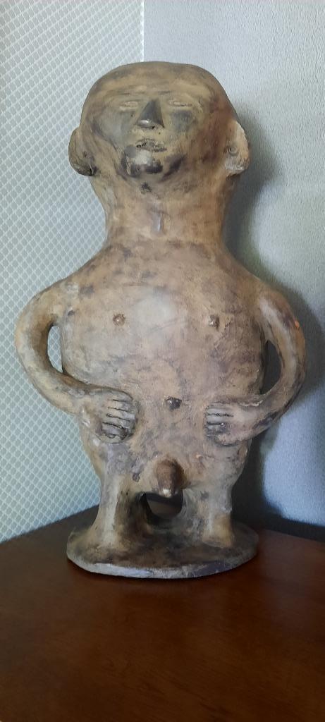 groot oud aardewerk beeld Afrikaans, Antiek en Kunst, Antiek | Keramiek en Aardewerk, Ophalen